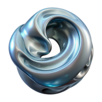 stunning creative Liquid Metal and Ice Collision Side View Cutout Element professional png