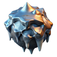 dramatic minimalist Molten Metal and Ice Collision Front View Transparent Cutout genuine png