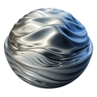 beautiful rustic Monochrome Distorted Reflection in Water Waves Transparent Background detailed png