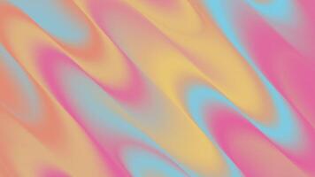 Smooth liquid motion swirls in soft warm pastel colors. Fluid motion color gradient abstract background. video