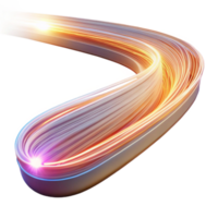 serene rustic Overlapping Journeys Bright Light Trails Isolated Element png