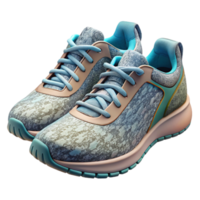 magnificent minimalist Pair of Running Shoes Top View Transparent Cutout authentic png