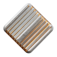 impressive modern Parallel Lines Minimalist Design Isolated on Transparent Background png