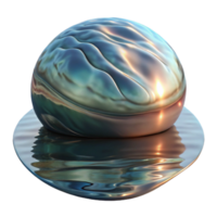 beautiful creative Realistic Distorted Reflection in Water Cutout authentic png