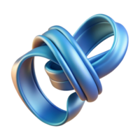 impressive rustic Realistic Ribbon with Curls and Depth Illusion Isolated high resolution png