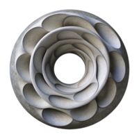 extraordinary rustic Shadowed Circles Creating Depth Illusion Cutout professional png