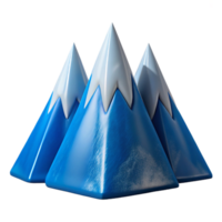 vibrant abstract Sharp Aeropex Ascenders Peaks with Shadows Transparent original png