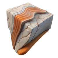 magnificent modern Side View of a Fault Line Displacement Transparent Background high resolution png
