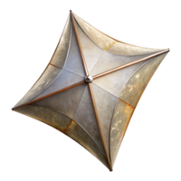 serene classic Simple Solar Sail Transparent Background Minimalist Design high quality png