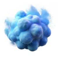 elegant minimalist Soft Blue Particle Mist with Transparent Background authentic png