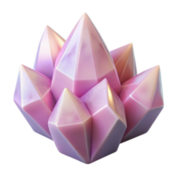 serene artistic Soft Edge Shapes Cutout Dreamy Crystal Textures premium png