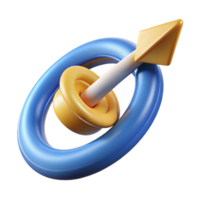 stunning traditional Spinning Arrow with Dynamic Trajectory Transparent authentic png