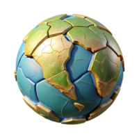 dramatic rustic Stylized Earth Crack Pattern Isolated premium png