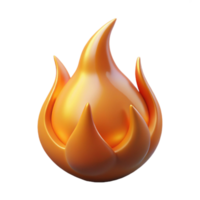 elegant minimalist Subtle Flame Shadows Isolated on Transparent Background png