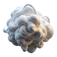 magnificent modern Swirling White Smoke Cutout Transparent Background authentic png