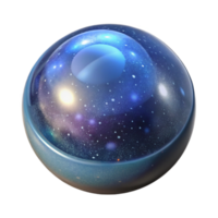 extraordinary artistic Tiny Galaxy in a Bubble Isolated Cutout high quality png