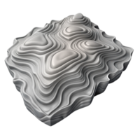 magnificent traditional Topographic Map with Grayscale Shading Isolated high quality png