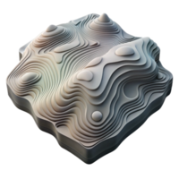 magnificent abstract Topographic Map with Monochrome Design Isolated Cutout exclusive png