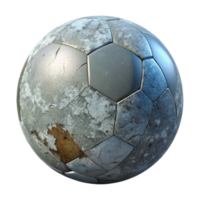 beautiful vintage Translucent Sphere Merging with Concrete Block Isolated png