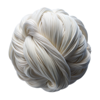 dramatic abstract White Gossamer Threads Cutout on Transparent Background Close Up detailed png