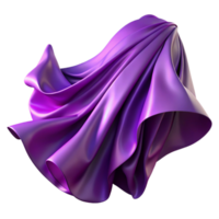extraordinary traditional Windblown Fabric Drape Purple Transparent Background professional png
