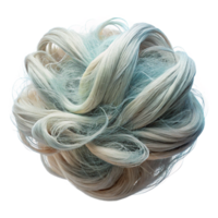 vibrant abstract Wispy Gossamer Threads Airy Composition Transparent Background original png