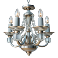 ethereal beautiful Crystal chandelier, multiple arms, sparkling crystals, dramatic lighting, bottom view, isolateon transparent background,high-resolution product photography ultra HD png