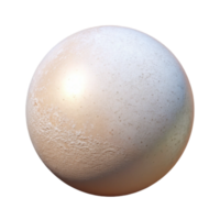 impressive remarkable A single pearl white bath bomb, spherical shape, subtle shimmer, soft lighting, front view, isolateon transparent background,high-resolution product photography png