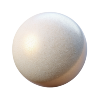 majestic inspireA single pearl white bath bomb, spherical shape, subtle shimmer, soft lighting, front view, isolateon transparent background,high-resolution product photography png