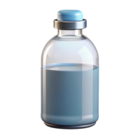 mesmerizing nostalgic victorian A bottle of micellar water, clear liquid, minimalistic design, studio lighting, front view, with transparent background,high-resolution product photography exclusive png