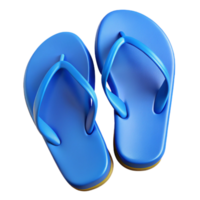 calm magnificent A pair of flip-flops, blue, rubber soles, thong style, top-down view, studio lighting, with transparent background,high-resolution product photography luxury png