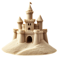 Sandcastle Architecture on transparent background png