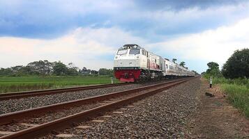 Indonesian railway train or Kereta Api Indonesia photo