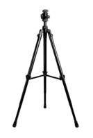 Camera tripod in stark monochrome representing stability and photographic support png