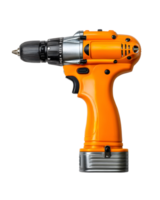 High Resolution Cordless Orange Drill for Professional Use in Construction png