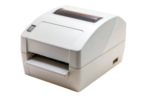Compact printer designed for efficient document handling isolated on a transparent background png