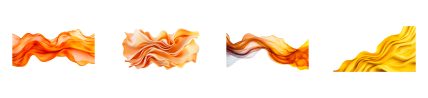 Colorful abstract waves with soft curves and flowing patterns png