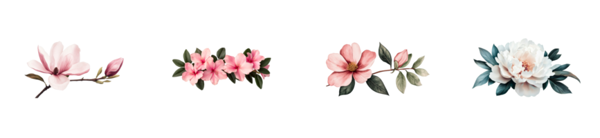 Floral arrangements showcasing various blossoms and greenery png