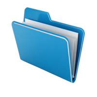 Open Folder with Papers, on . Modern and Clean Style Design png