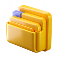 Bright 3D Rendered Cuboid Collection in Minimalist Geometric Arrangement png