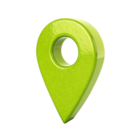 Glossy Rendering of Light Location Pin Icon png