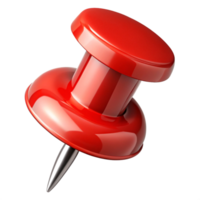 Macro Shot of a Shiny Push Pin with a Metal Tip png