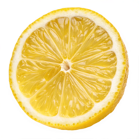 Macro Shot of Fresh Lemon Slice With Juicy Texture, Citrus png