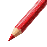 A vibrant red handdrawn pencil creating a textured line on a blank background showcasing artistic expression, red hand drawn pencil arrowtextured scribble line design isolated on transparent png