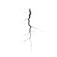 Realistic high voltage lightning bolt effect creating dramatic energy on a plain background, High Voltage Power Realistic Lightning Bolt Effect on transparent background Instant Download png