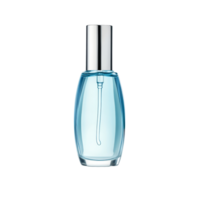 Small fluid cosmetic bottle with a sleek design isolated on a transparent background for beauty and skincare applications, small fluid cosmetic bottle isolated on a transparent background png