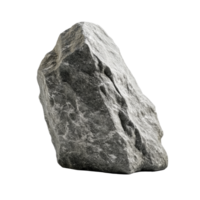 Unique rock formation resting on a clean transparent background showcasing natural textures and shapes, Rock shape on transparent background png