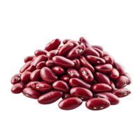 A heap of red kidney beans isolated on a pristine transparent background for culinary uses and health benefits, Heap of red kidney beans isolated on transparent background png