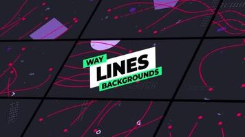 ondulado linhas fundos motion_graphic
