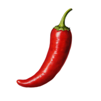 Vibrant red chili pepper against a neutral background highlighting its shape and color, red chili pepper png